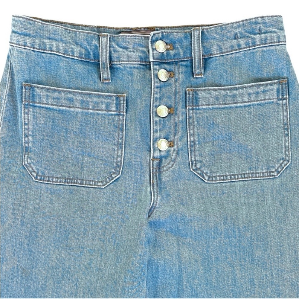 EUC J. Crew Point Sur Wide Leg Crop
Button Fly Jeans Size 27 - Picture 3 of 9